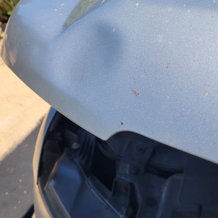 Sharp or Deep Ding paintless dent repair example, priced $250 to $400